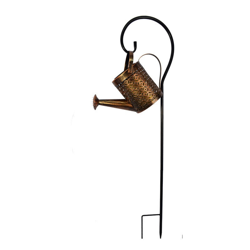 Solar Watering Can LED Garden Light