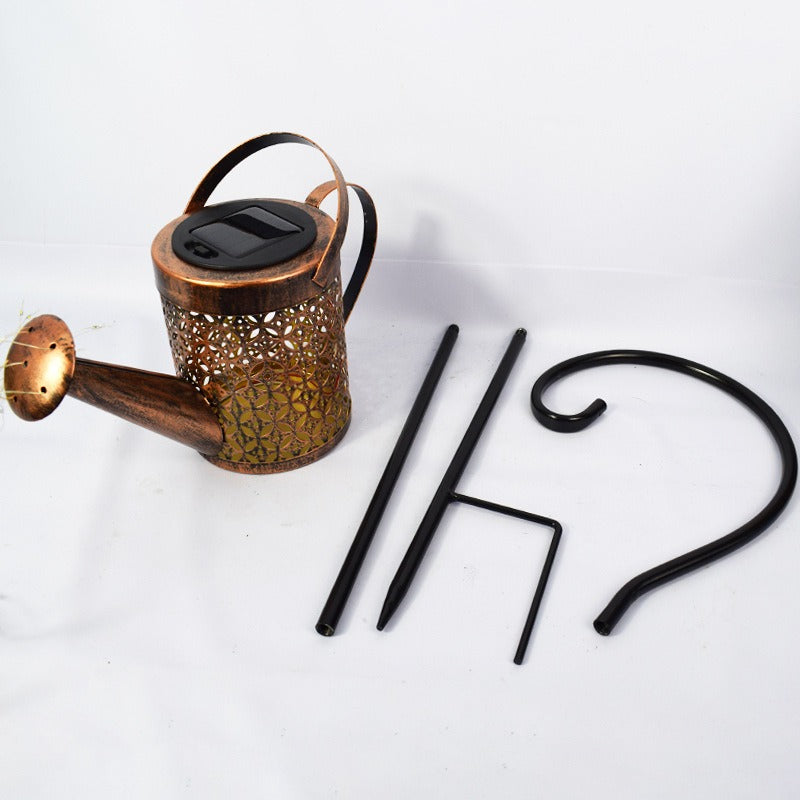 Solar Watering Can LED Garden Light