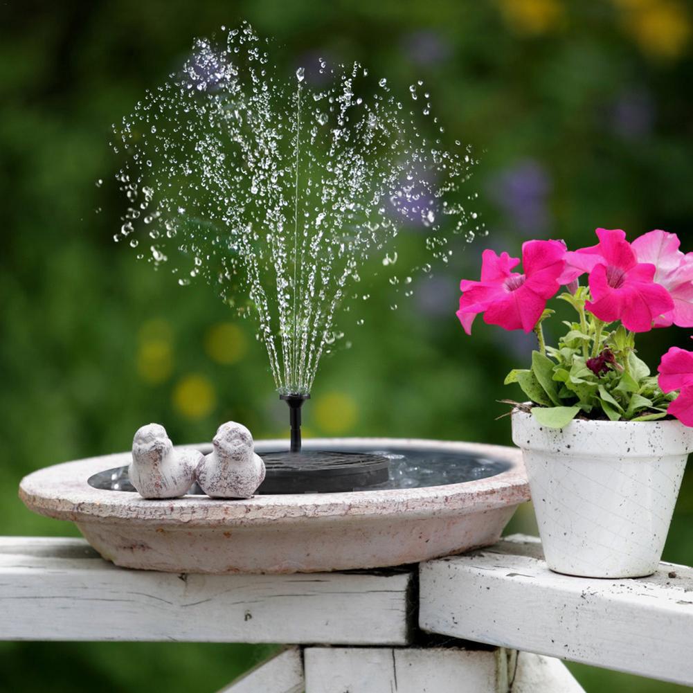 New Solar Fountain for Outdoor Bird Bath Garden Decor