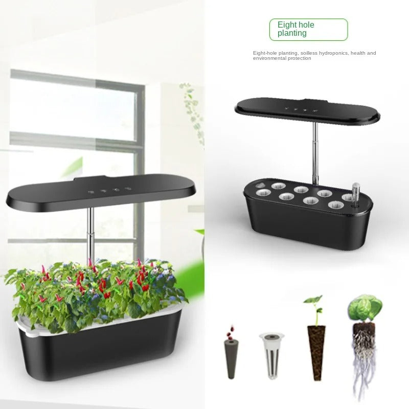 LED Hydroponic Indoor Planter with Full Spectrum Grow Light