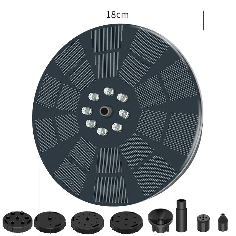 New Solar Fountain for Outdoor Bird Bath Garden Decor