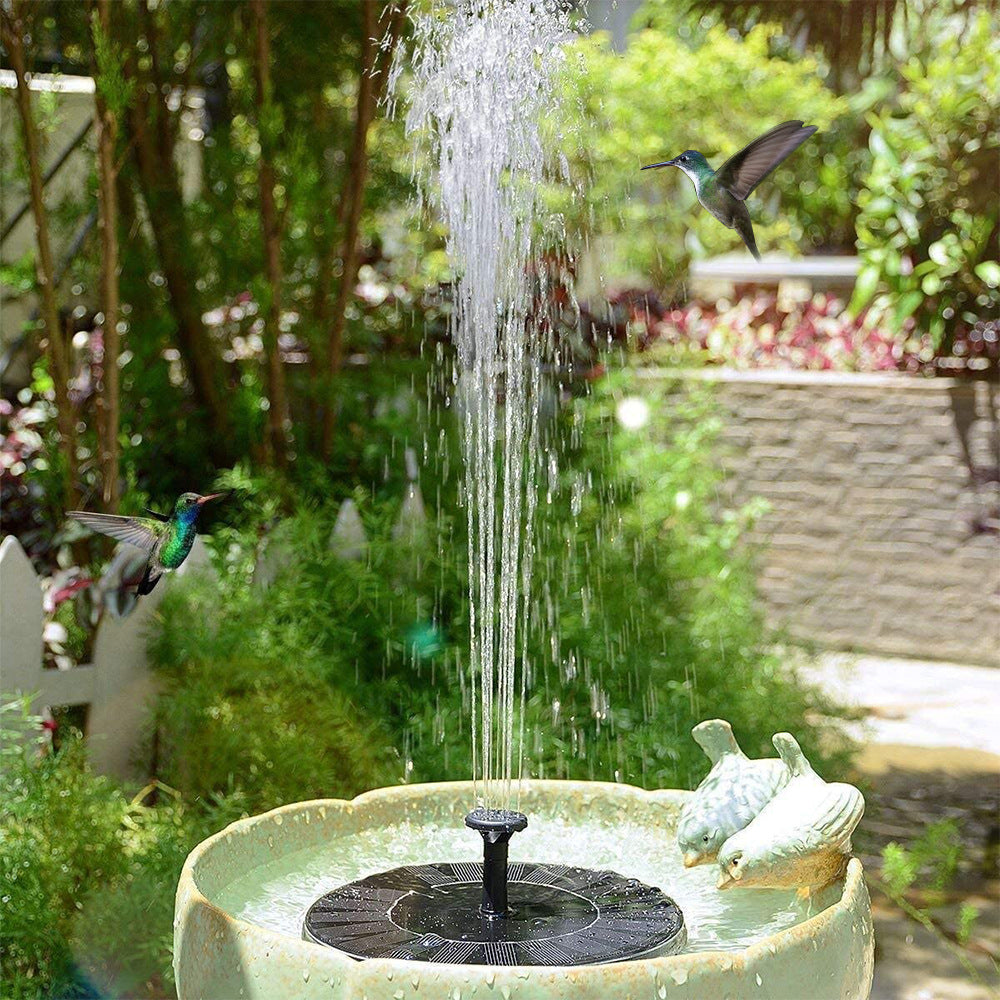 New Solar Fountain for Outdoor Bird Bath Garden Decor