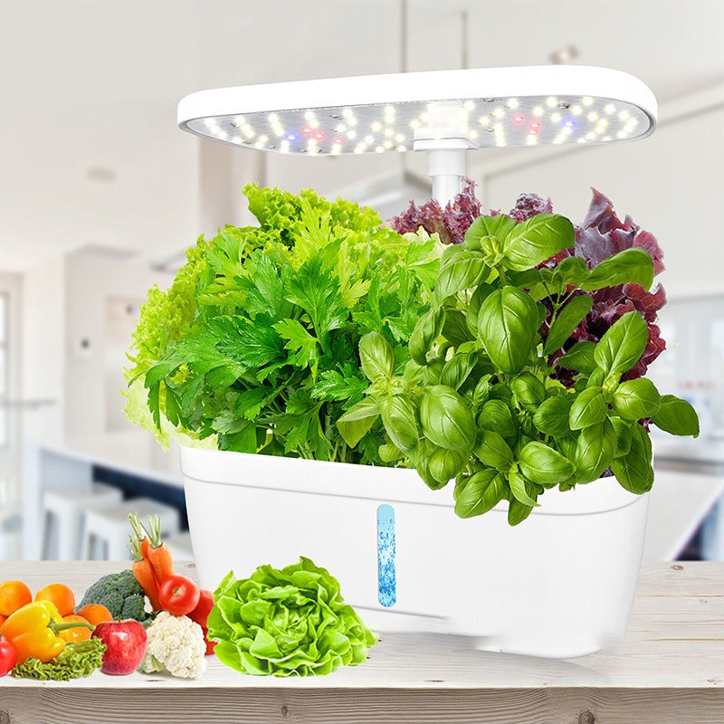 LED Hydroponic Indoor Planter with Full Spectrum Grow Light