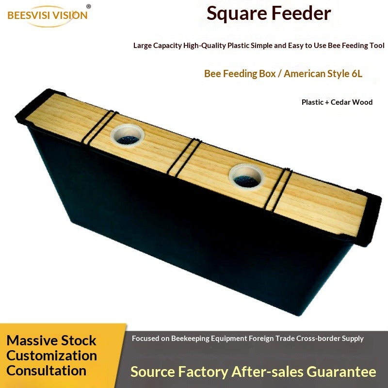 American Style Bee Feeder 6L Wood Lid